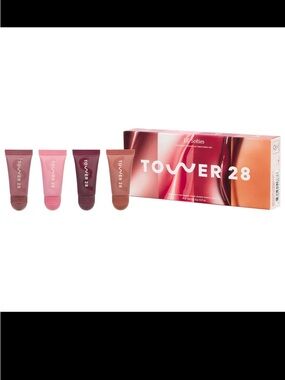 Tower 28 Softies Lip Treatment Set - Pink, Mauve, Berry & Nude Shades